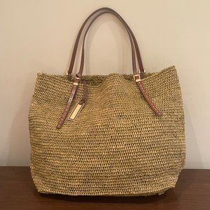 Michael Kors Santorini Raffia Tote
